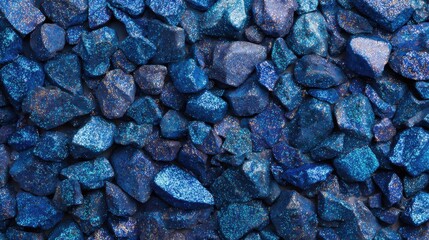 blue glitter stones abstract background