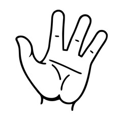 Obraz premium Emoji – teen, waving hand