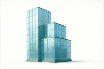 Modern glass buildings showcasing unique architectural design and contemporary style