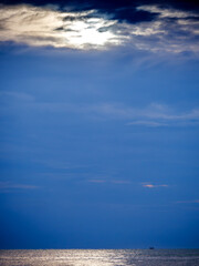 Twilight Glow on the Dark Ocean