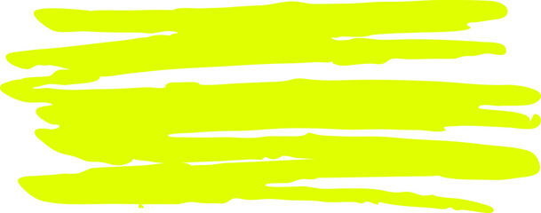 Obraz premium Yellow highlighter marking lines for text highlight