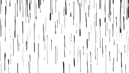 falling rain black and white sketch drawing