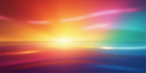 Vibrant abstract background with glowing lights and a spectrum of bright colors