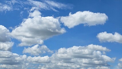 blue sky with clouds