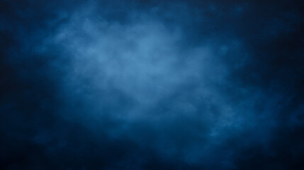 Fototapeta premium modulation. Traditional painted canvas backdrop with dramatic blue tones and textured fabric surface. event programs, museum guides, designed for cultural heritage projects and event programs.