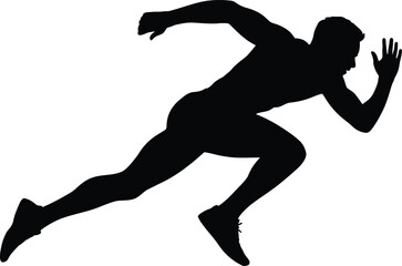 running man silhouette