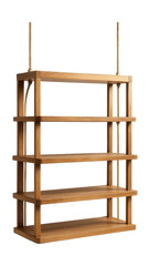 Multi-level hanging garden shelf, perfect for indoor sunrooms or conservatories.