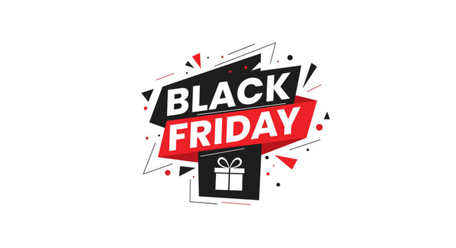 Black Friday advertising sale banner Discount shopping event