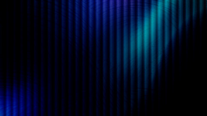Abstract vertical blue and turquoise lines dark background texture design element