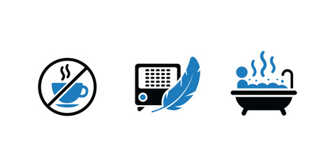 Wellness lifestyle relaxation and health icons vector illustration