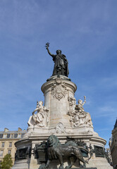 Paris, place de la république