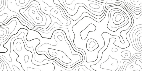Topographic map background with geographic grid for hiking and mountain sport. luxury topographic wavy pattern and geographic grid map design. paper texture Imitation of a geographical map shade.