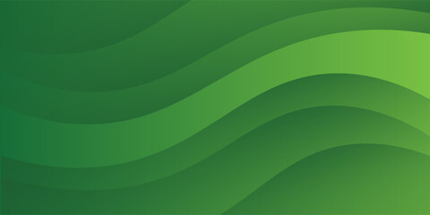 Abstract green wavy background. Vector EPS 10