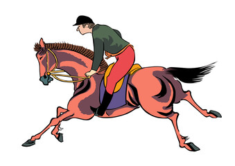 浮世絵　馬　その4