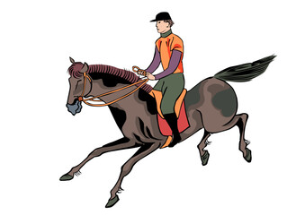 浮世絵　馬　その1　