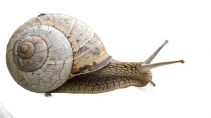 snail, isolated on a transparent background PNG