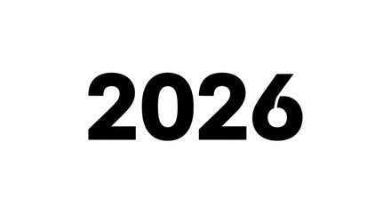 Creative 2026 Design Silhouette PNG Concept