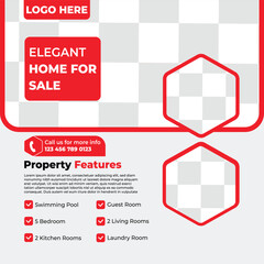 Creative Real Estate Marketing Social Media Post Design for Property Promotion