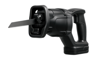 Vibration-reducing reciprocating saw ideal for cutting metal sheets.