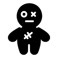voodoo doll Solid icon
