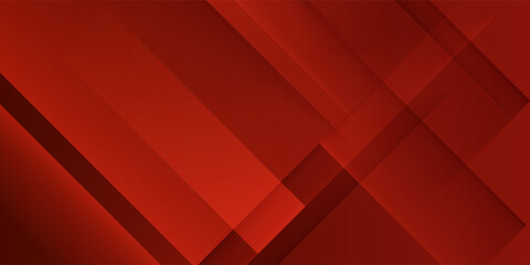 Fototapeta premium Modern Red Tech Abstract Background with Futuristic Gradient Lines