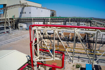 Gantry Cladding Mining Metal Frame Corrosion, heavy equipment for safety in mining industry