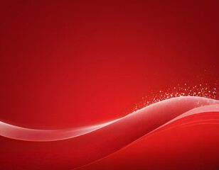 Abstract red background with a wave. Vector illustration Abstract red wave background.