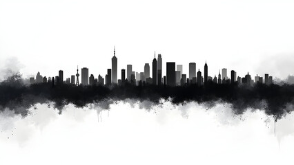 Obraz premium Prospectus skyline divider
