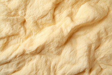 Close-up of mineral wool as insulation material in wall construction. Close up filling used