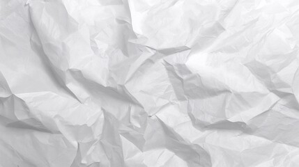 Naklejka premium Subtly Wrinkled White Paper Texture - Clean Minimal Background