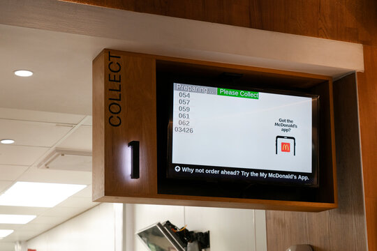 McDonald&rsquo;s collect screen