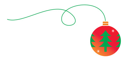 christmas balls with christmas decoration