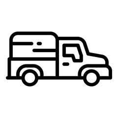 farm delivery truck icon