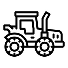 industrial tractor icon