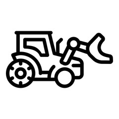 tractor loader icon
