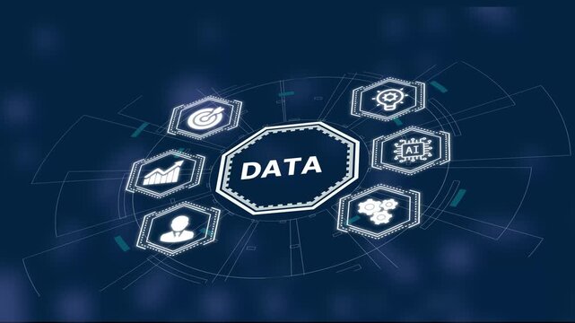 Data Forecasting and Analytics Concept. AI-Powered Intelligence Driving Strategic Innovation, Business Performance, Predictive Insights, Profitability, and Digital Transformation.