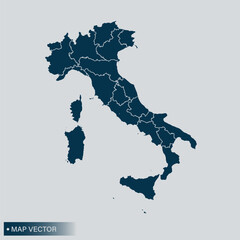 Fototapeta premium Italy map