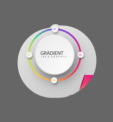 vector abstract background with circle