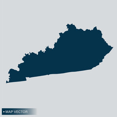 Fototapeta premium KENTUCKY map