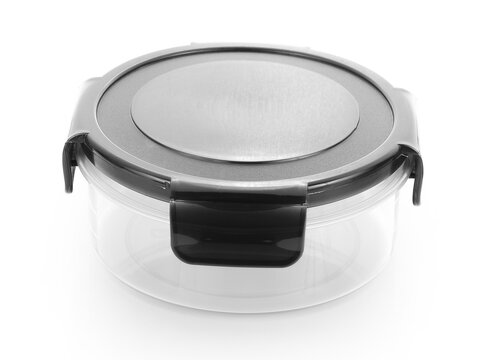 lunch box isolated on white background.