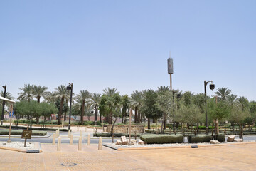 Cityscape of Diriyah (Al Bujairi District), Saudi Arabia