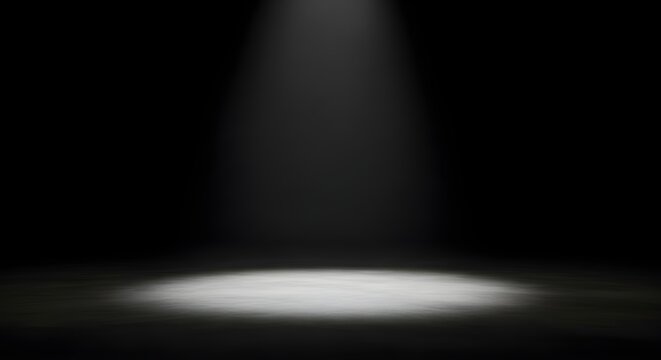 Escaparate de productos con foco.