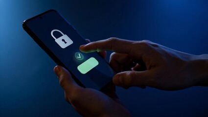 A modern representation of cybersecurity with a luminous cloud icon and a padlock in the middle highlighted by vibrant orange and blue lights intricate circuits and digital data effects all on a dark.