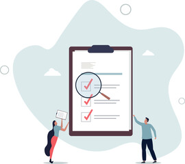 Quality control and satisfaction standard inspection.life and employment of people.