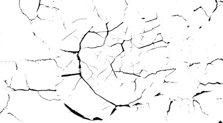 A black and white drawing of cracked walls, vintage grunge texture, a black and white drawing of a cracked land, grunge texture of old paint wall, vintage cracked background. 