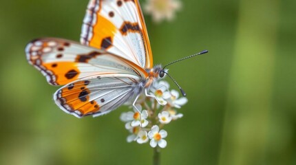 Obraz premium butterfly on a flower