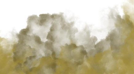 Abstract dark forest with muted green and brown tones