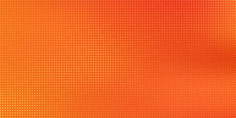 Comic orange background with halftone. gradient in pop art retro style. halftone dotted background. dots pop art comics with summer background