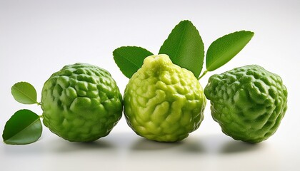 ut bergamot on a white background