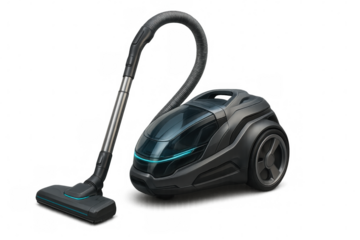 Futuristic vacuum cleaner for modern home cleaning, advanced technology appliance for smart household chores